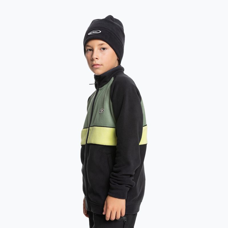 Bluza snowboardowa dziecięca Quiksilver Explore Fleece true black 4