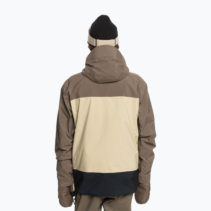 Kurtka snowboardowa męska Quiksilver Forever Stretch Gore-Tex canteen 2