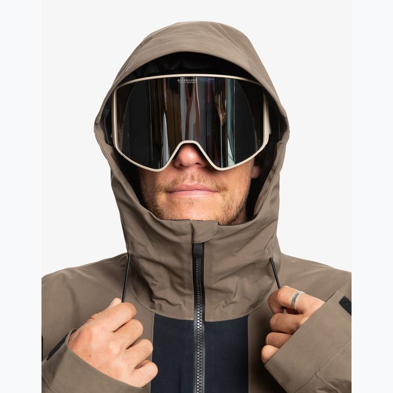 Kurtka snowboardowa męska Quiksilver Forever Stretch Gore-Tex canteen 4