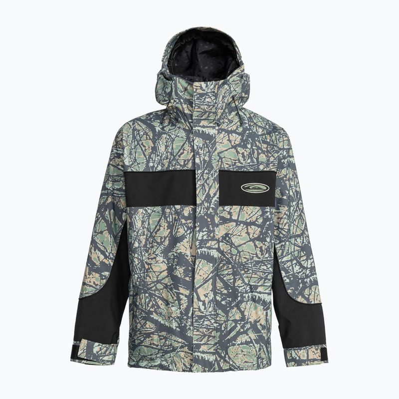 Kurtka snowboardowa męska Quiksilver High Altitude 20K woodland abstract sea spray 5