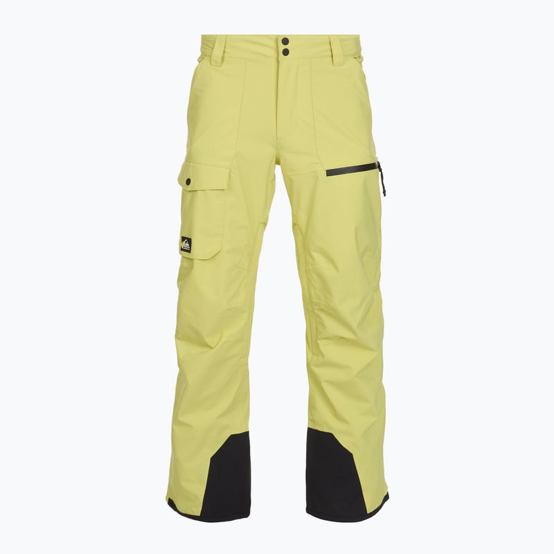 Spodnie snowboardowe męskie Quiksilver Utility celery green 7