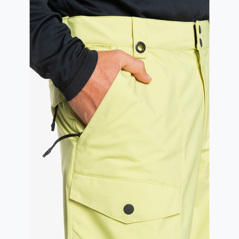 Spodnie snowboardowe męskie Quiksilver Utility celery green 5