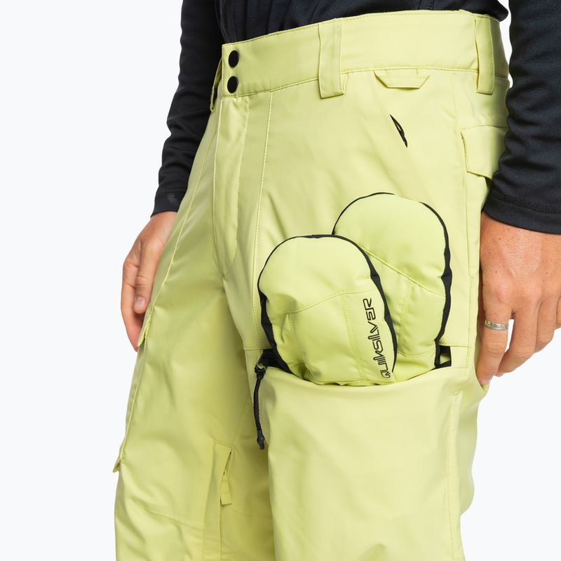 Spodnie snowboardowe męskie Quiksilver Utility celery green 6