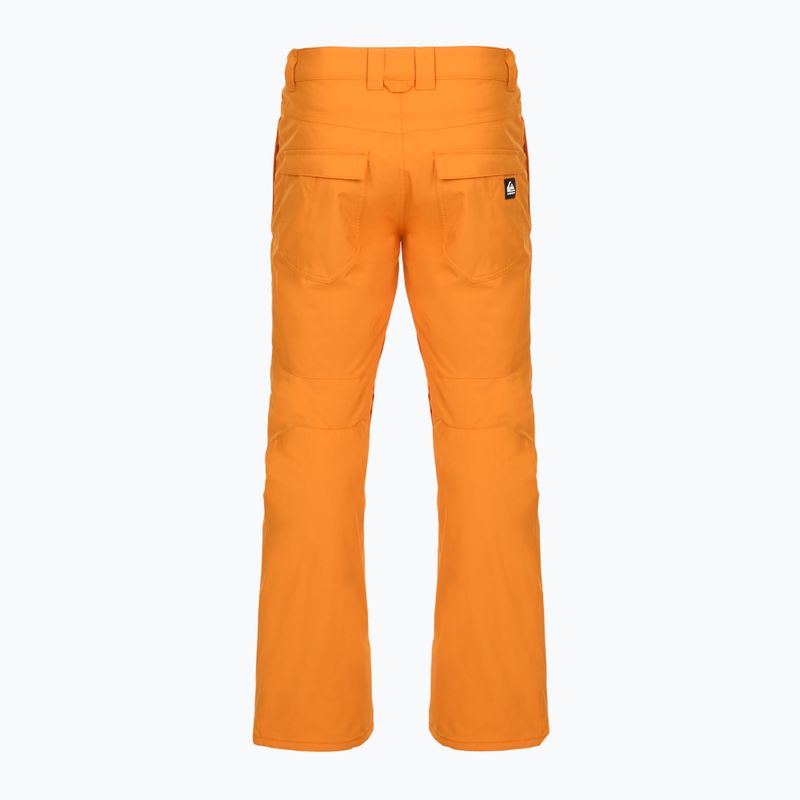 Spodnie snowboardowe męskie Quiksilver Estate orange pepper 8