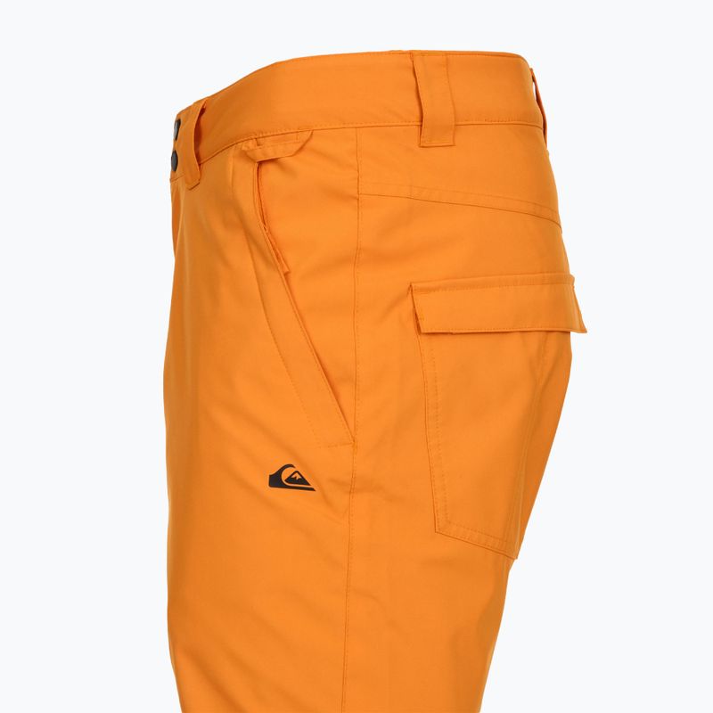 Spodnie snowboardowe męskie Quiksilver Estate orange pepper 9