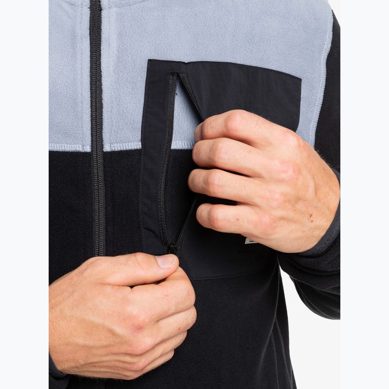 Bluza snowboardowa męska Quiksilver Aker Full Zip Fleece true black 4