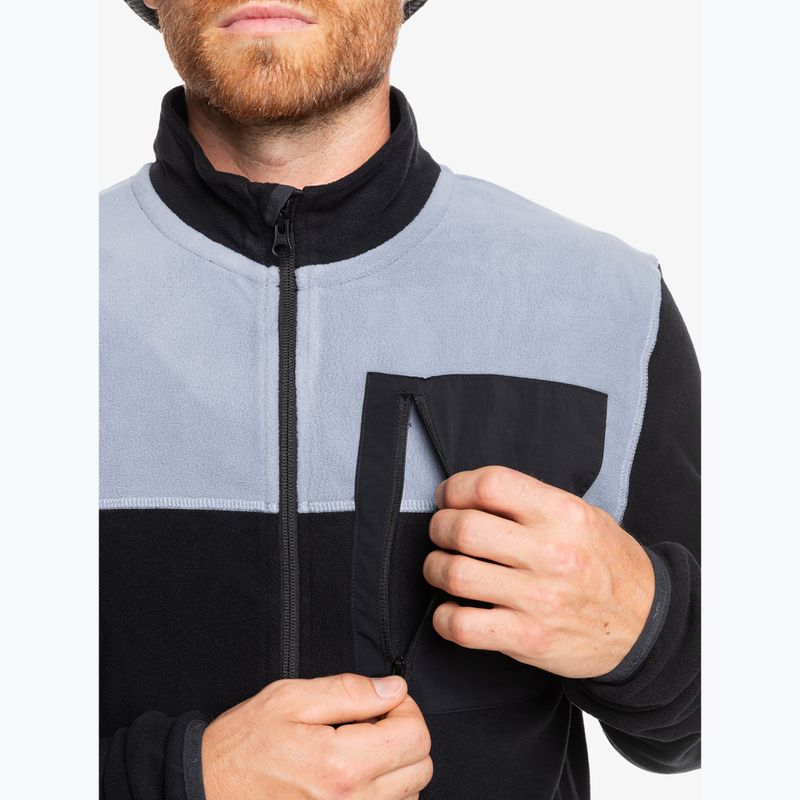 Bluza snowboardowa męska Quiksilver Aker Full Zip Fleece true black 5