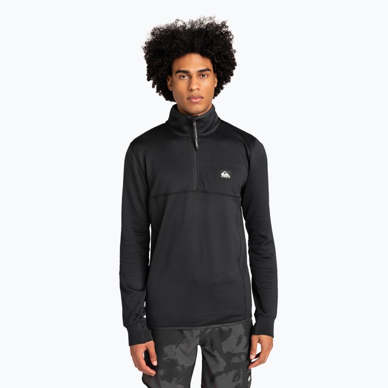 Bluza snowboardowa męska Quiksilver Steep Point Half Zip Fleece true black