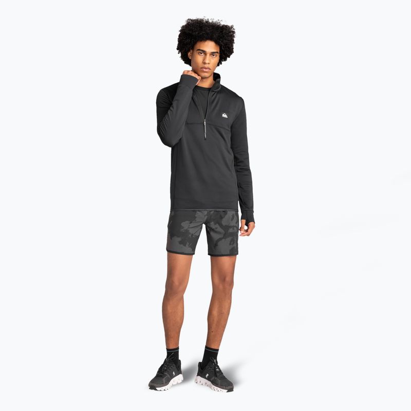 Bluza snowboardowa męska Quiksilver Steep Point Half Zip Fleece true black 2