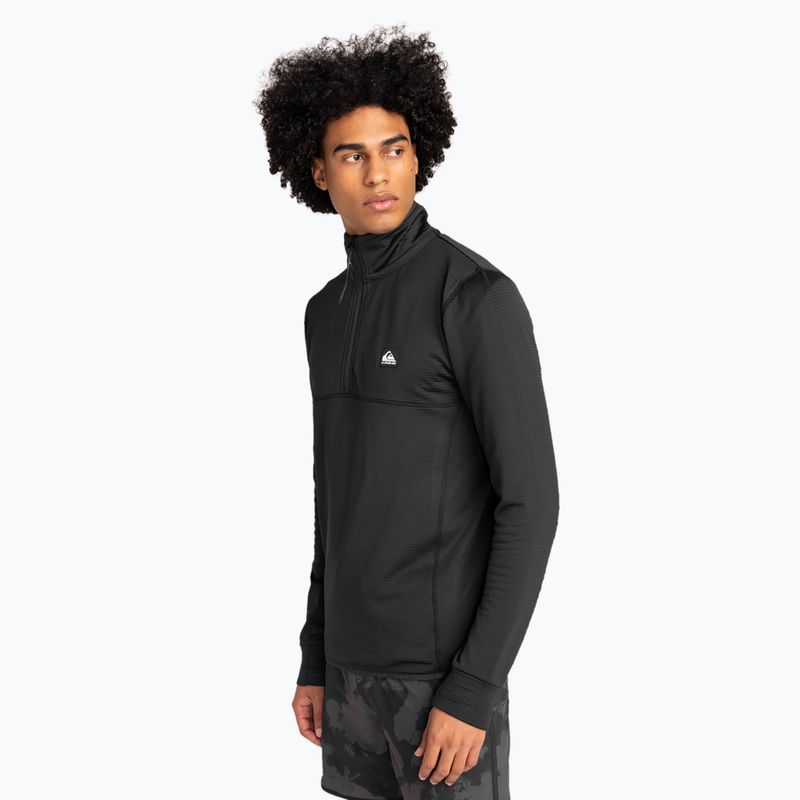 Bluza snowboardowa męska Quiksilver Steep Point Half Zip Fleece true black 4