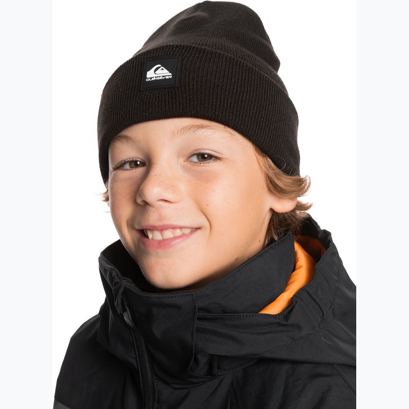 Czapka zimowa dziecięca Quiksilver Brigade true black 3