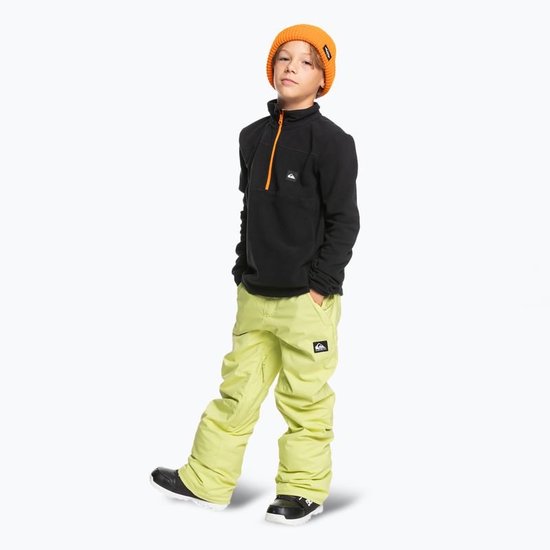 Spodnie snowboardowe dziecięce Quiksilver Estate celery green 2