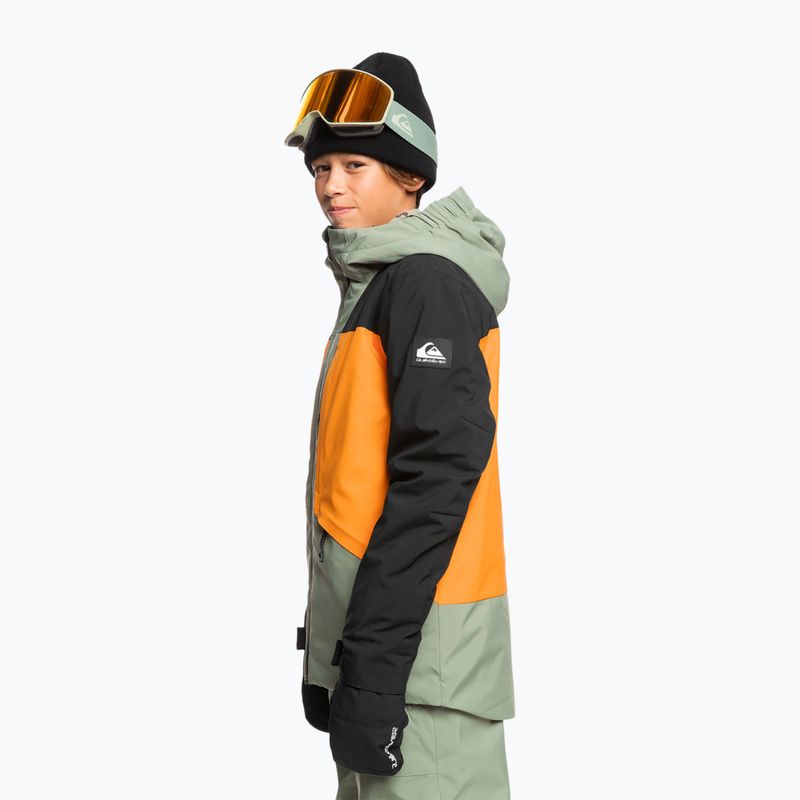Kurtka snowboardowa dziecięca Quiksilver Ambition sea spray 4
