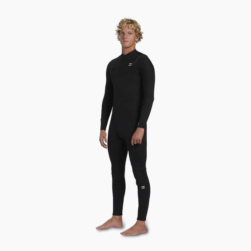 Pianka do pływania męska Billabong 5/4 mm Foil Chest Zip GBS black 3