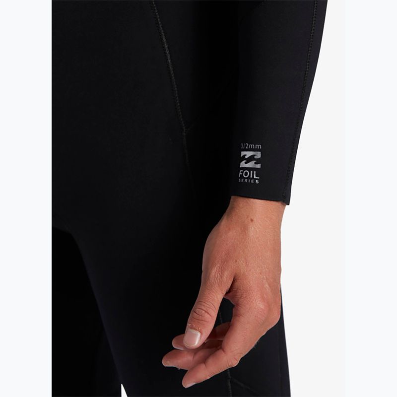Pianka do pływania męska Billabong 5/4 mm Foil Chest Zip GBS black 5