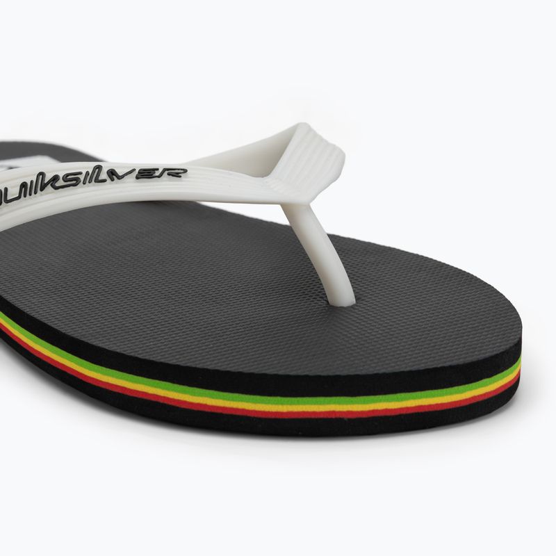 Japonki męskie Quiksilver Molokai black rasta 7