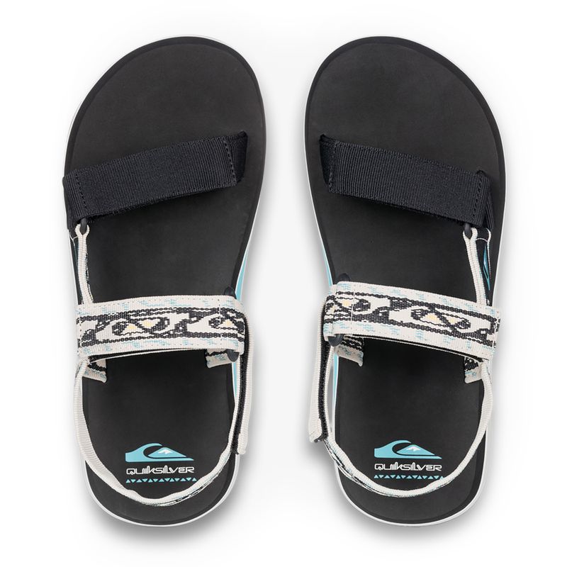 Sandały męskie Quiksilver Monkey Caged II black/white 2