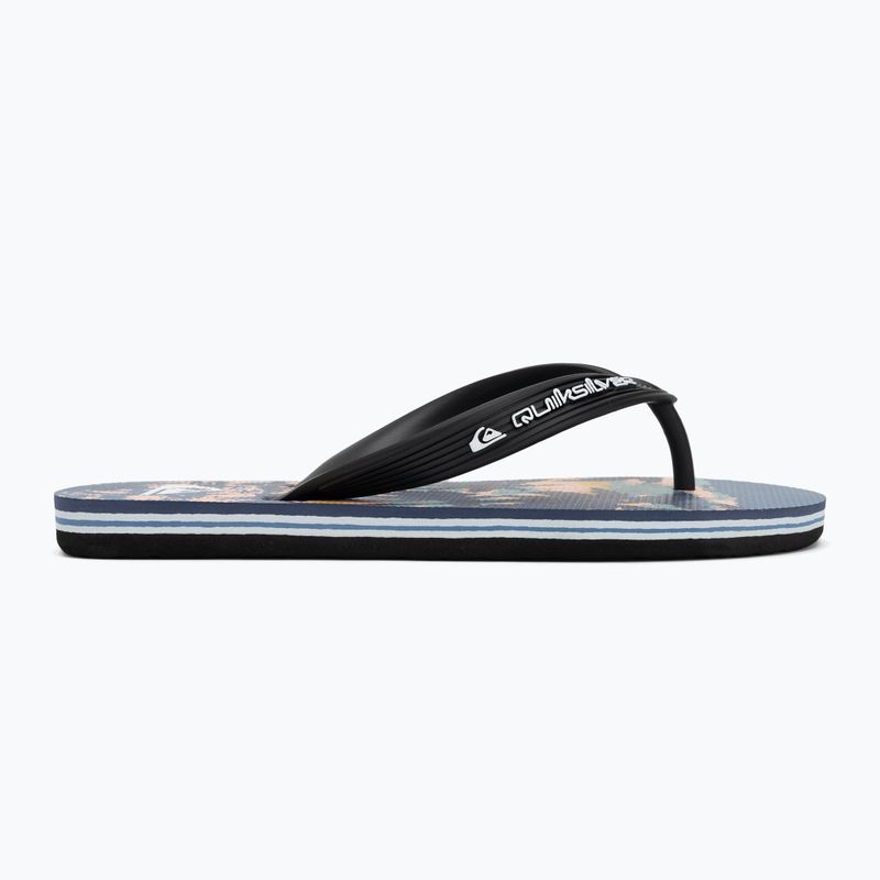 Japonki dziecięce Quiksilver Molokai Art 25 Youth fiery coronet blue tropicamo 2