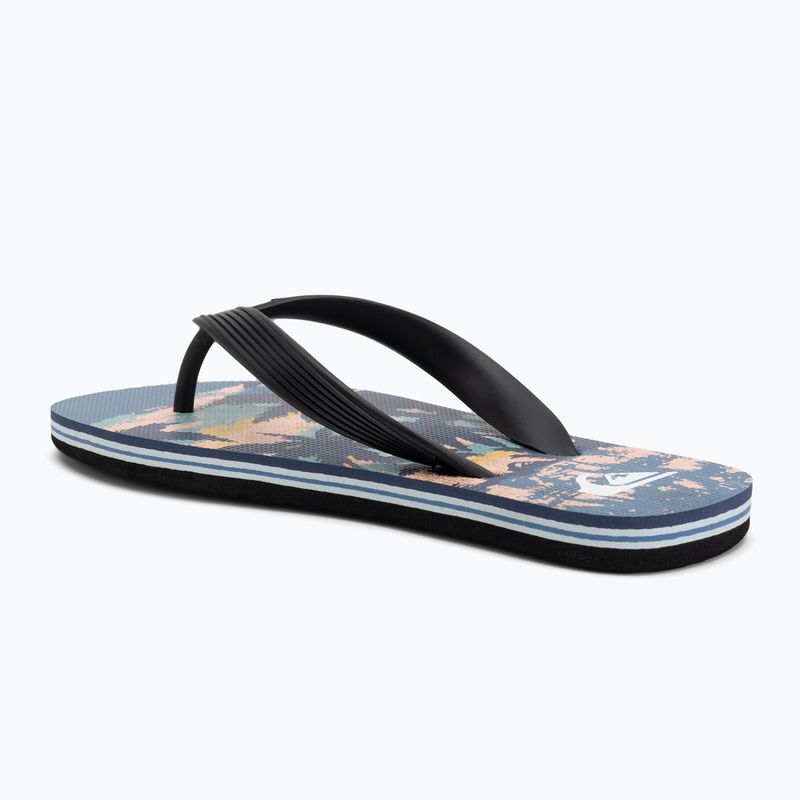 Japonki dziecięce Quiksilver Molokai Art 25 Youth fiery coronet blue tropicamo 3