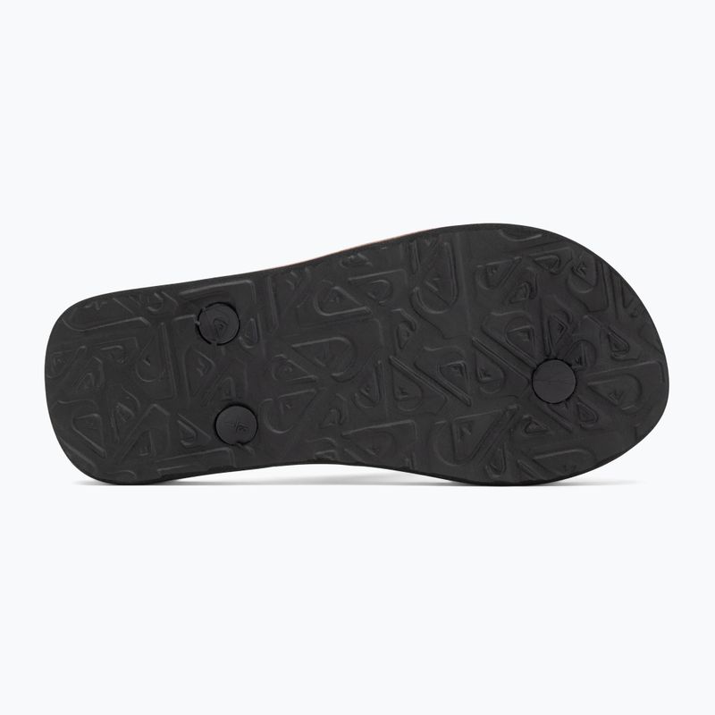 Japonki dziecięce Quiksilver Molokai Art 25 Youth fiery coral wordblock 4