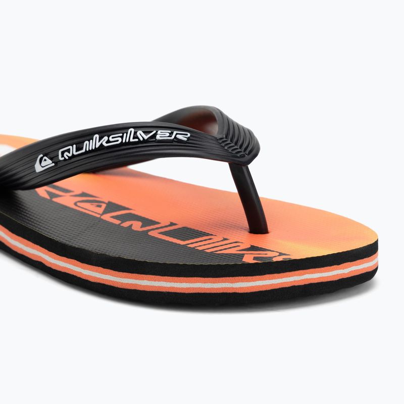 Japonki dziecięce Quiksilver Molokai Art 25 Youth fiery coral wordblock 7