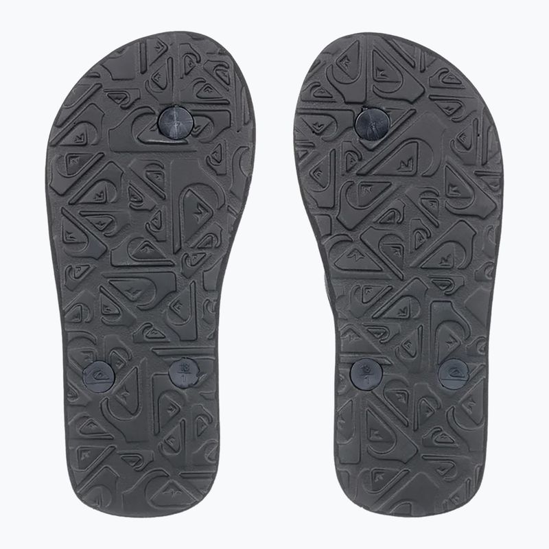 Japonki dziecięce Quiksilver Molokai Art 25 Youth fiery coral wordblock 3