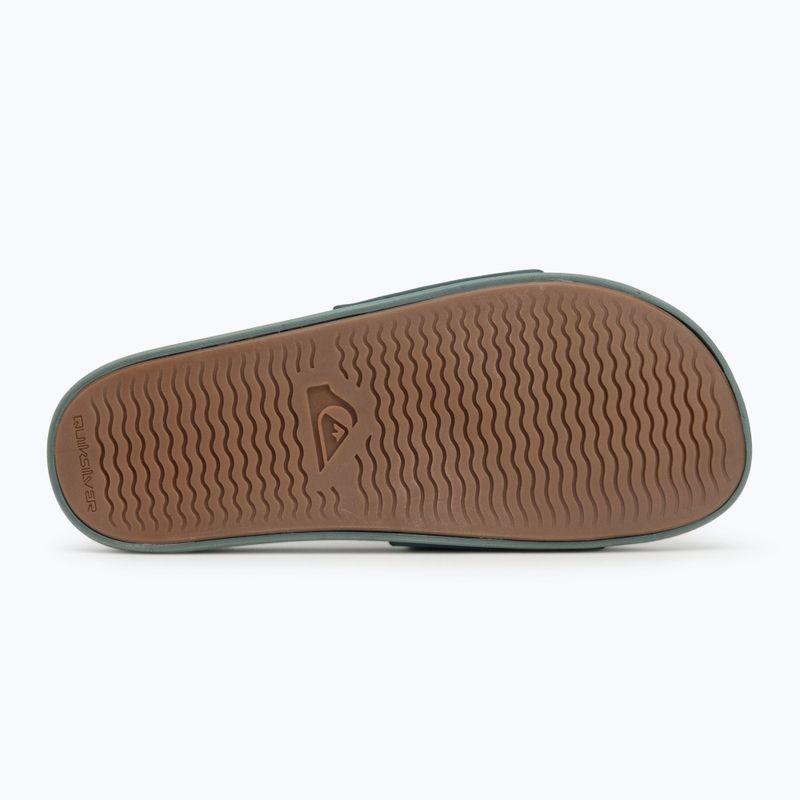 Klapki męskie Quiksilver Rivi Wordmark Slide II sage 4