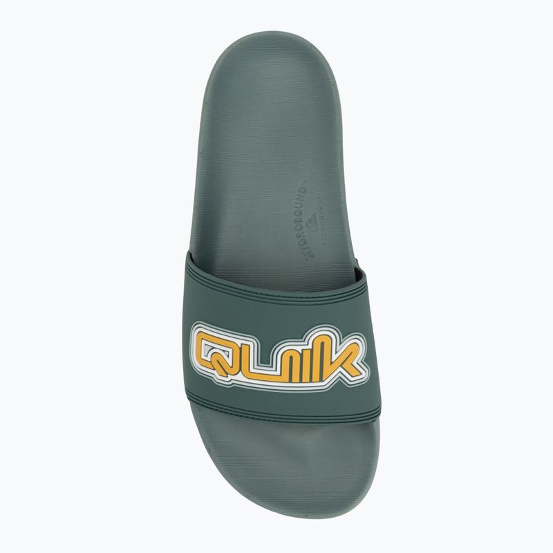 Klapki męskie Quiksilver Rivi Wordmark Slide II sage 5