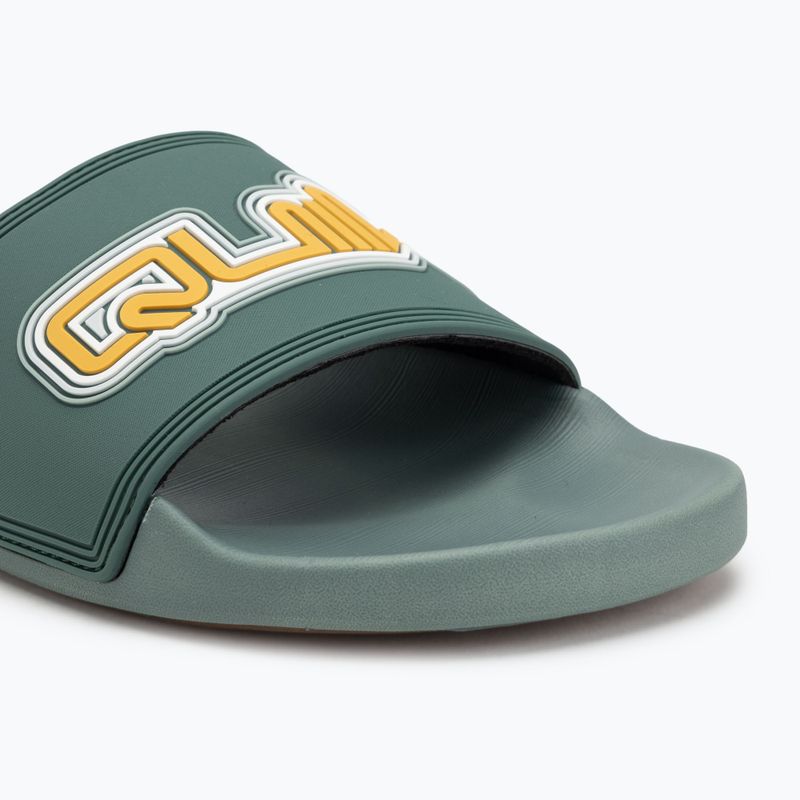 Klapki męskie Quiksilver Rivi Wordmark Slide II sage 7