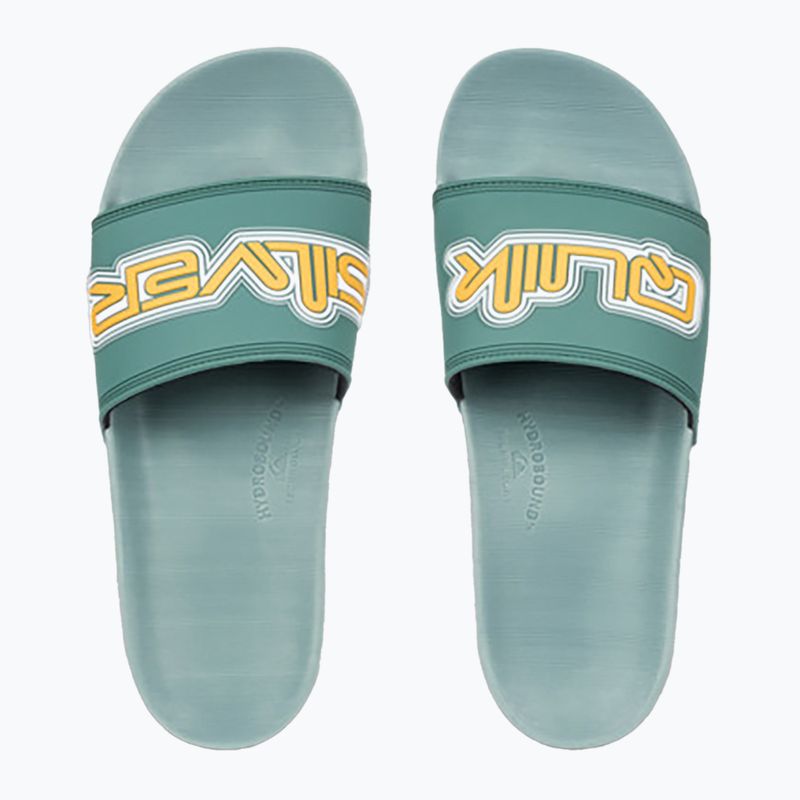 Klapki męskie Quiksilver Rivi Wordmark Slide II sage 2