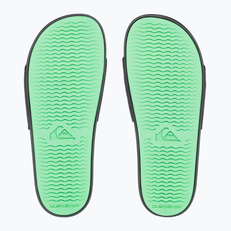 Klapki męskie Quiksilver Rivi Wordmark Slide II black rasta 2