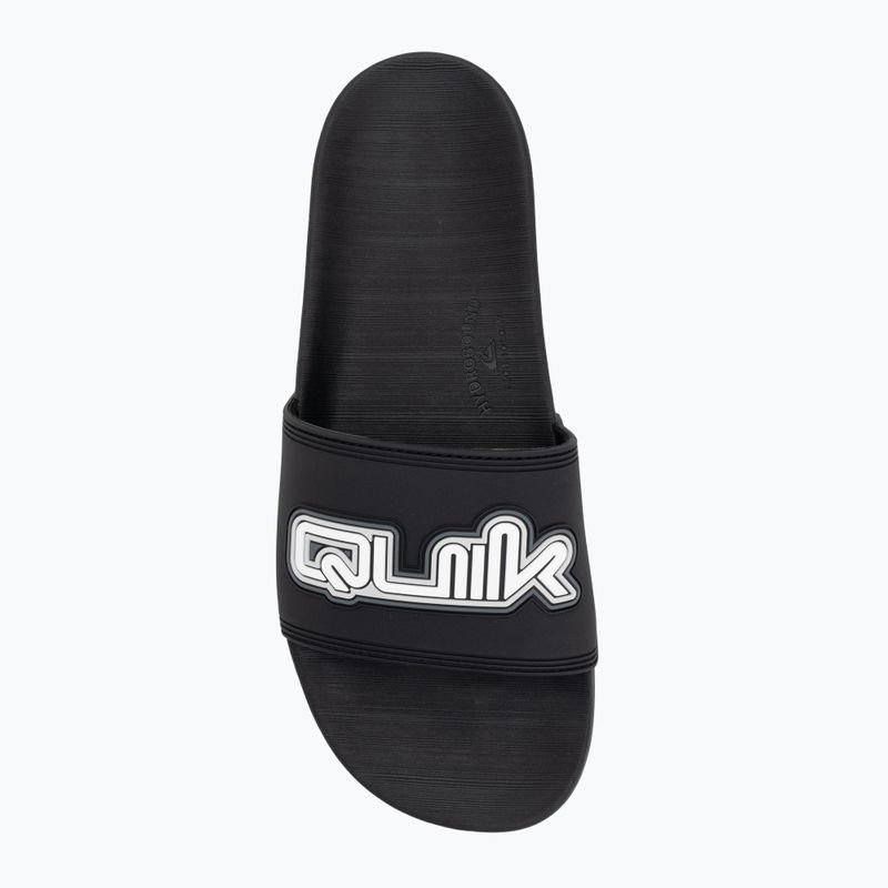 Klapki męskie Quiksilver Rivi Wordmark Slide II black 5 5