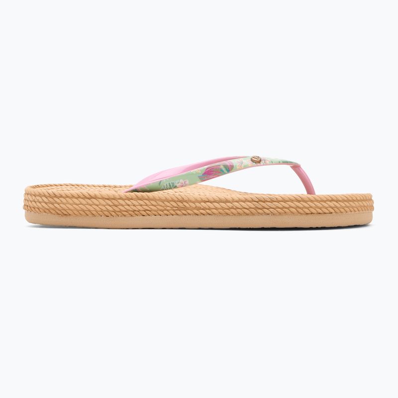 Japonki damskie ROXY South Beach III green/pink 2