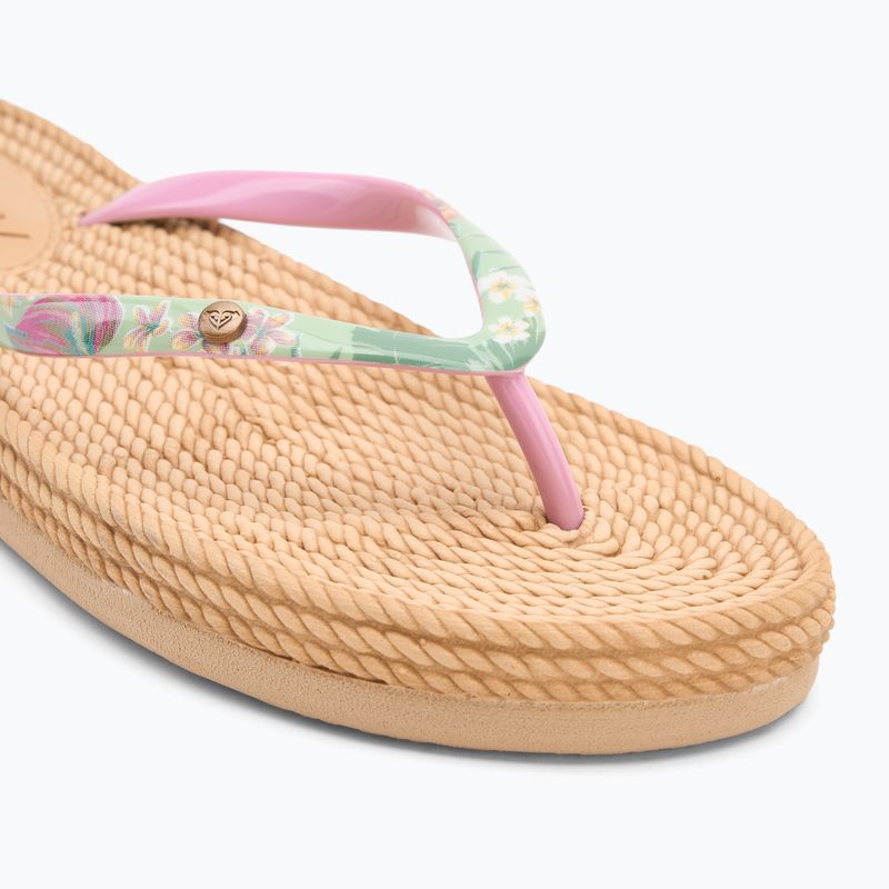 Japonki damskie ROXY South Beach III green/pink 7