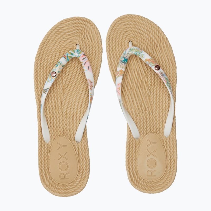 Japonki damskie ROXY South Beach III black print 2