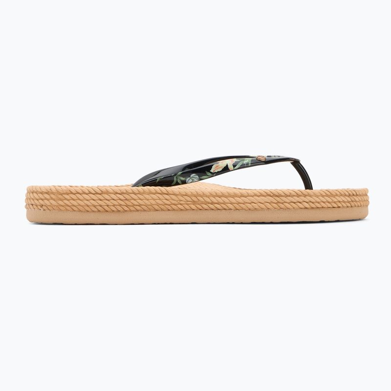 Japonki damskie ROXY South Beach III black print 2