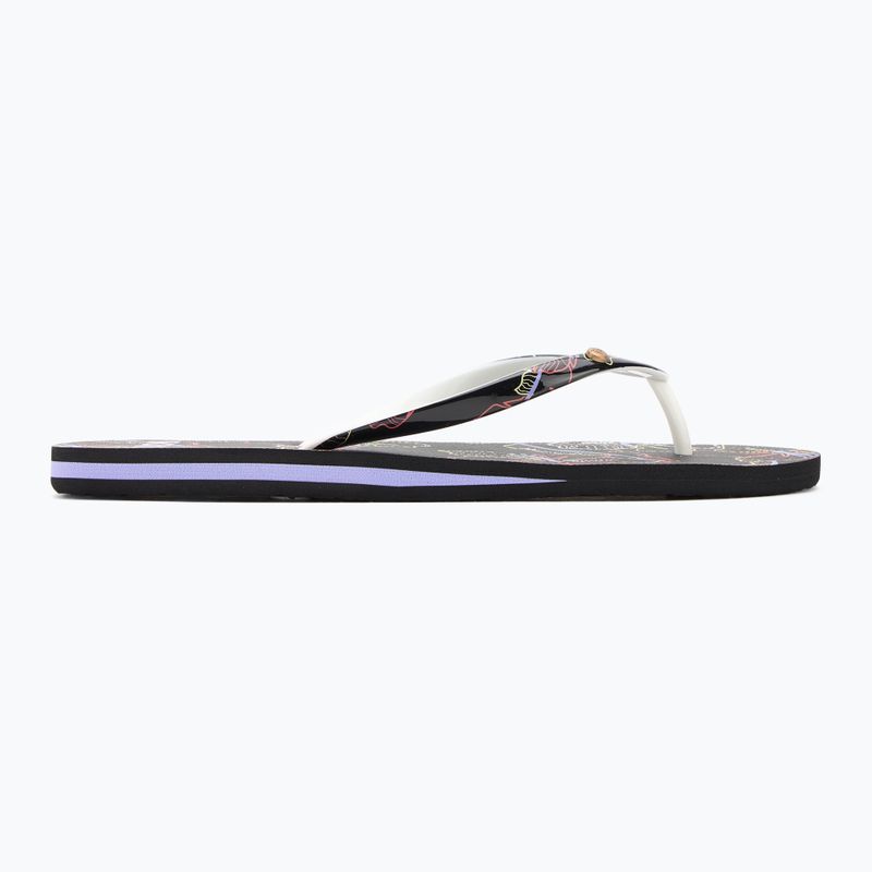 Japonki damskie ROXY Portofino III dc black multi camo 2