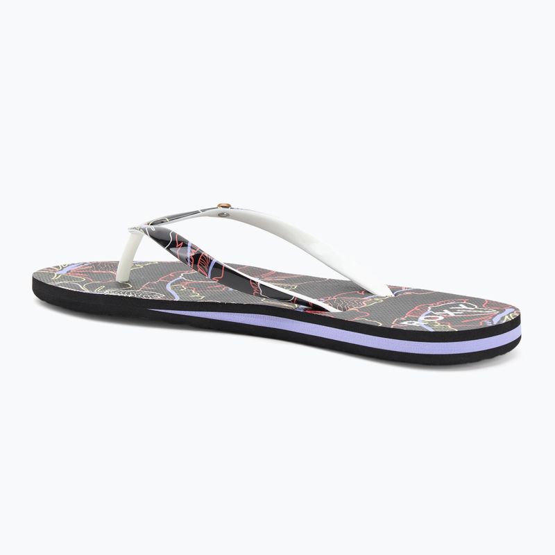 Japonki damskie ROXY Portofino III dc black multi camo 3
