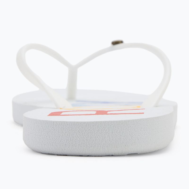 Japonki damskie ROXY Sandy III white/rainbow monogram 7