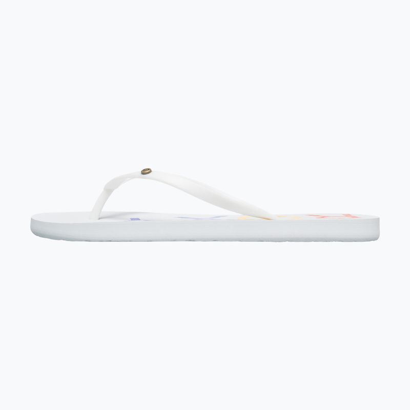 Japonki damskie ROXY Sandy III white/rainbow monogram 9