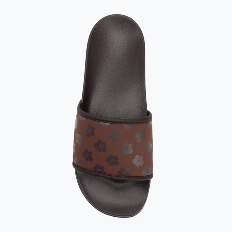 Klapki damskie ROXY Slippy IV brown combo 5