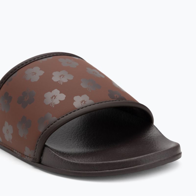 Klapki damskie ROXY Slippy IV brown combo 7