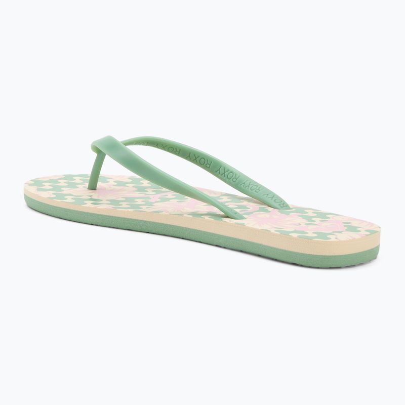 Japonki damskie ROXY Tahiti VII green/pink 3