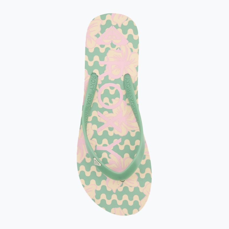 Japonki damskie ROXY Tahiti VII green/pink 5