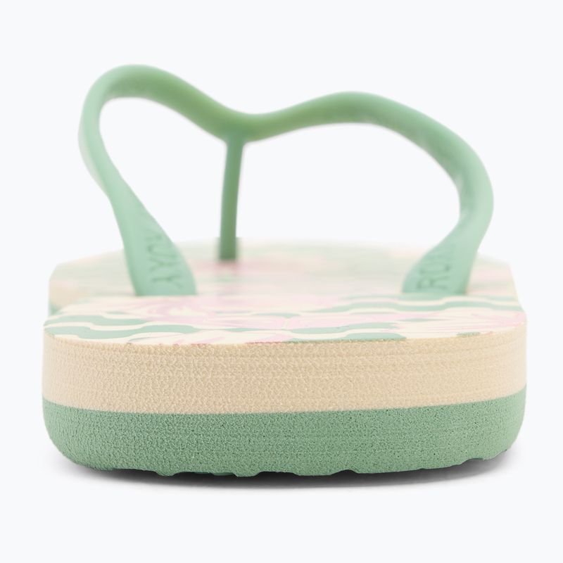 Japonki damskie ROXY Tahiti VII green/pink 6