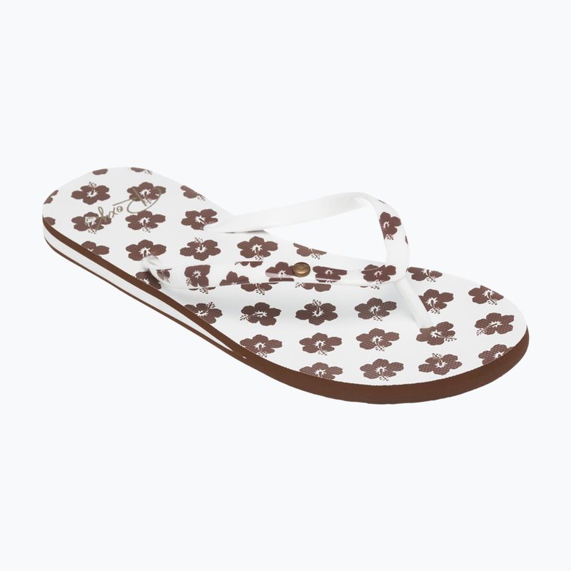 Japonki damskie ROXY Portofino III dc light brown/white