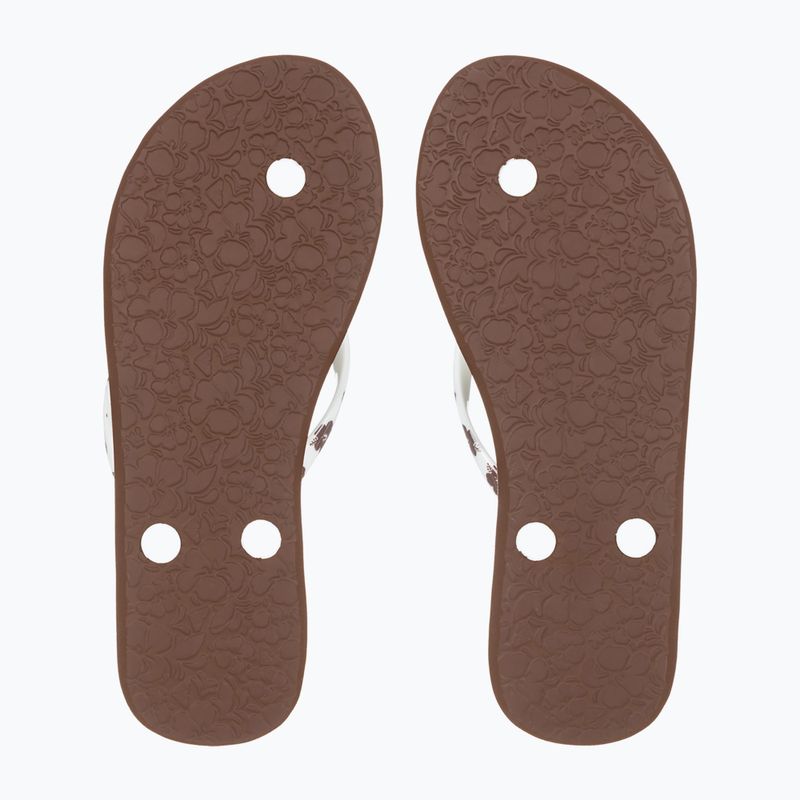 Japonki damskie ROXY Portofino III dc light brown/white 2
