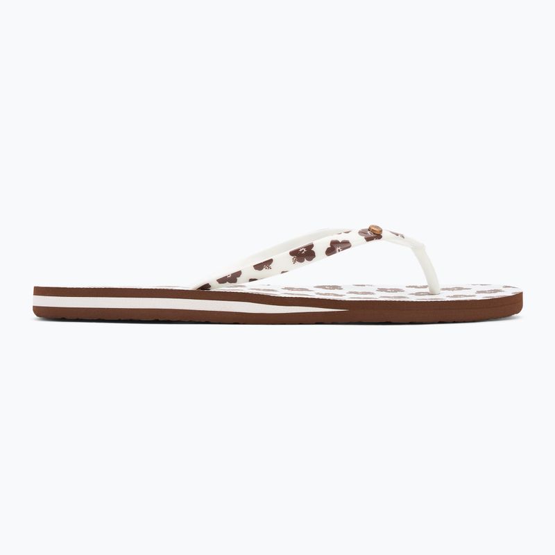 Japonki damskie ROXY Portofino III dc light brown/white 2