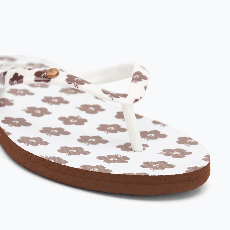 Japonki damskie ROXY Portofino III dc light brown/white 7