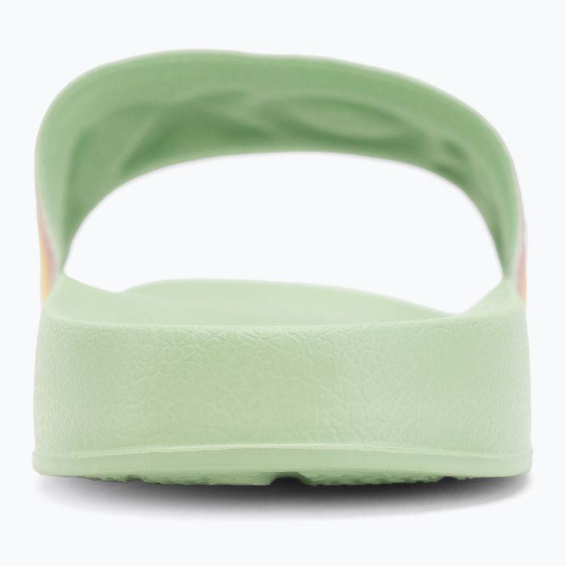Klapki damskie ROXY Slippy II green stripe 6